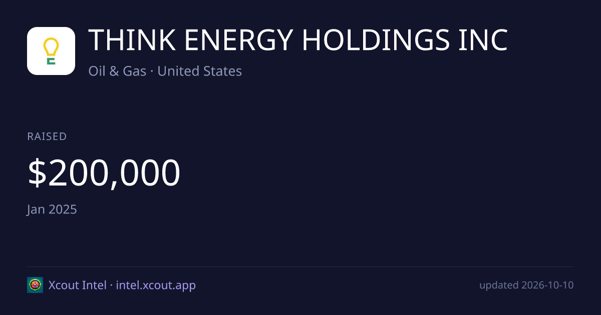 THINK ENERGY HOLDINGS INC — share card preview