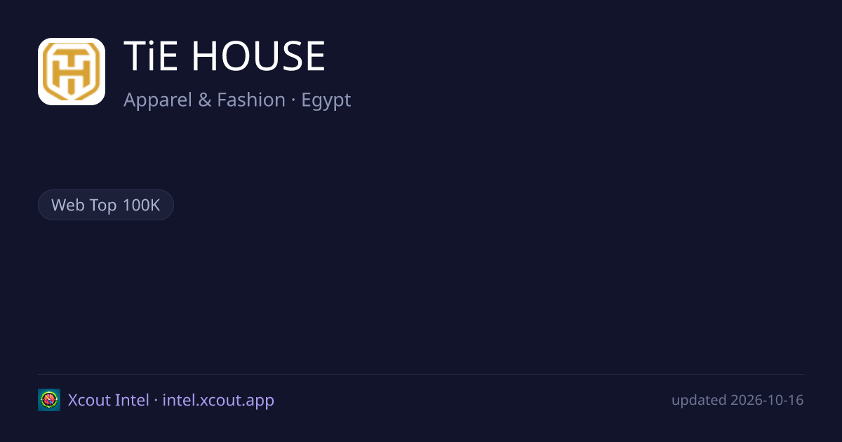 TiE HOUSE — share card preview