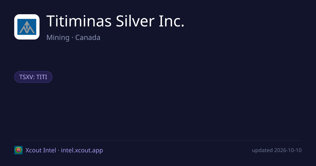Titiminas Silver Inc. — share card preview
