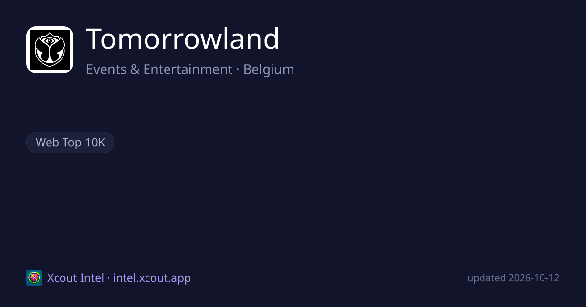 Tomorrowland — share card preview