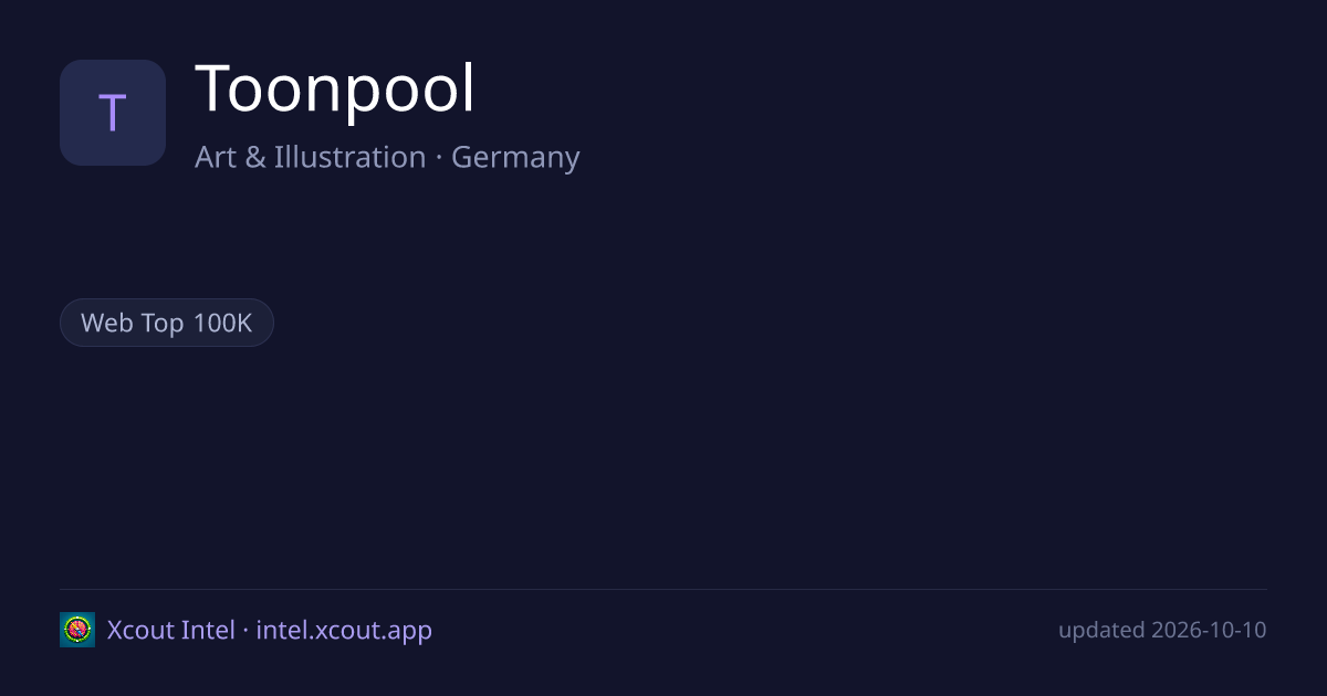 Toonpool — share card preview