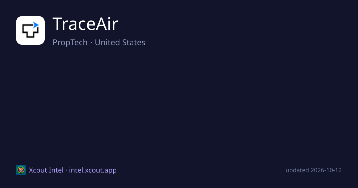 TraceAir — share card preview