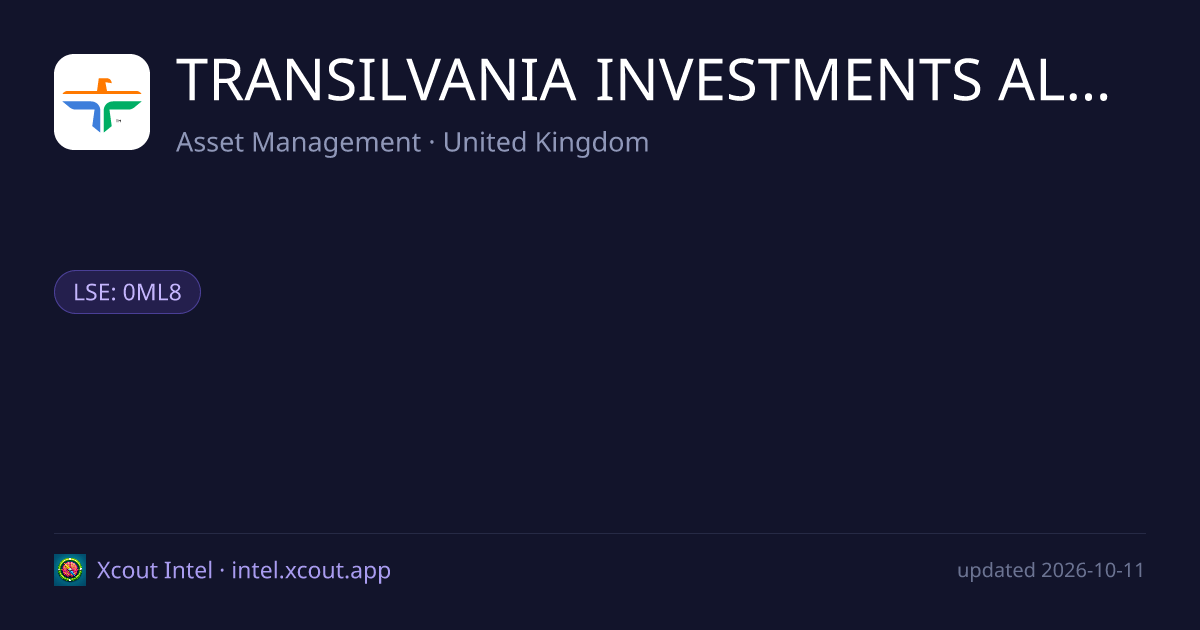 TRANSILVANIA INVESTMENTS ALLIANCE S SIF 3 TRANSILVAN — share card preview
