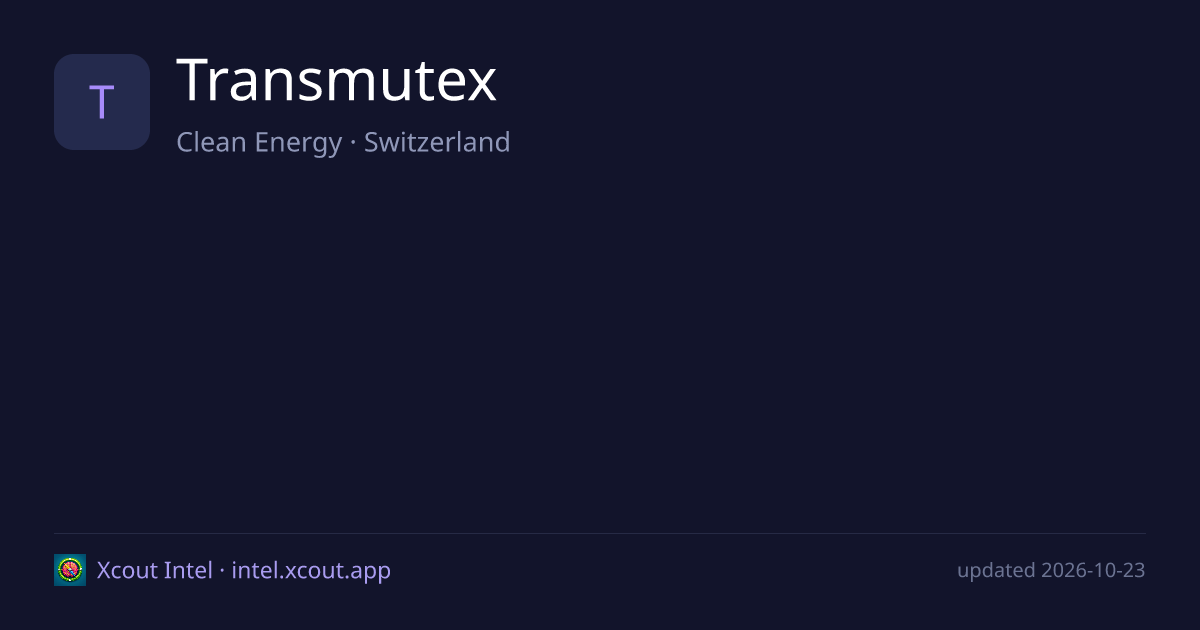 Transmutex — share card preview