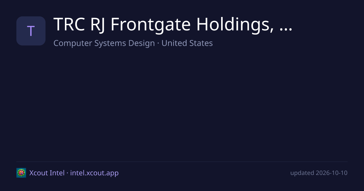 TRC RJ Frontgate Holdings, LLC — share card preview
