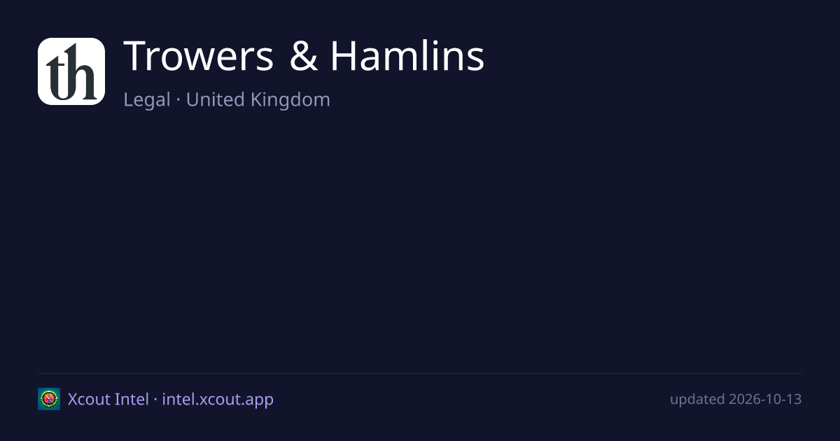 Trowers & Hamlins — share card preview