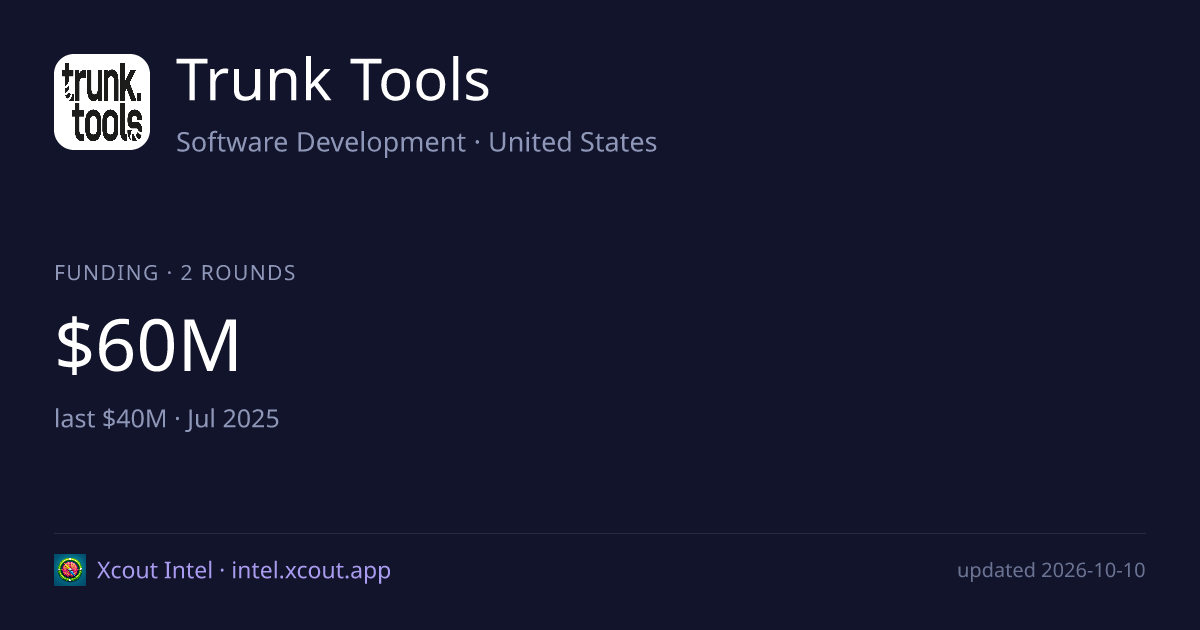 Trunk Tools — share card preview