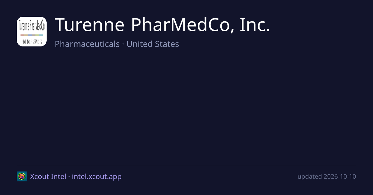 Turenne PharMedCo, Inc. — share card preview