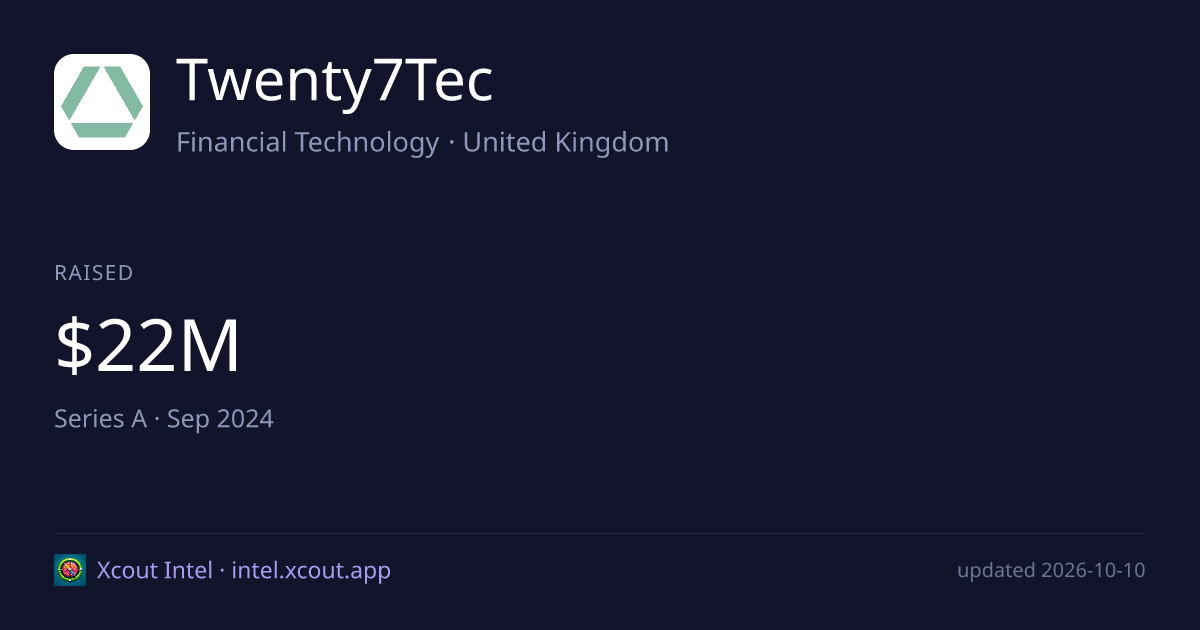 Twenty7Tec — share card preview
