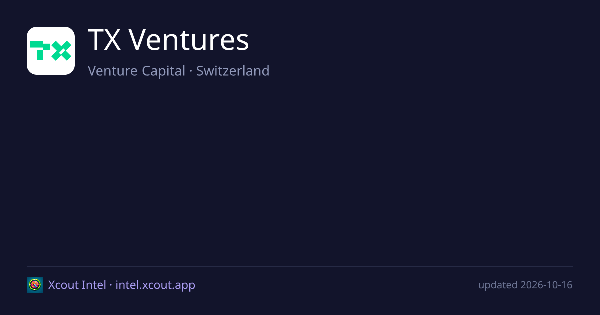 TX Ventures — share card preview