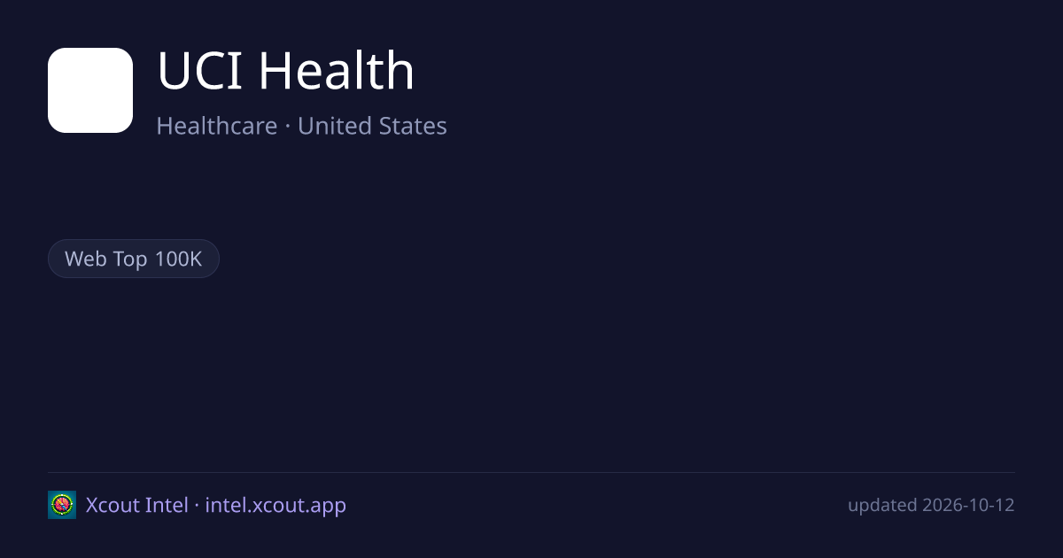 UCI Health — share card preview