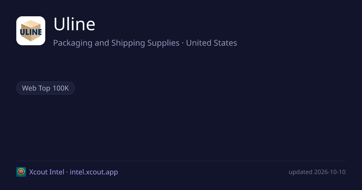 Uline — share card preview