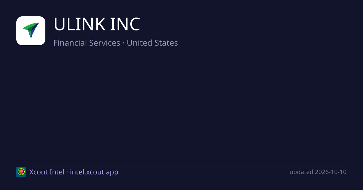 ULINK INC — share card preview
