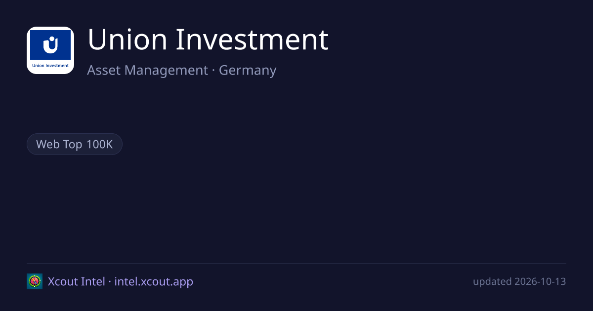 Union Investment — share card preview