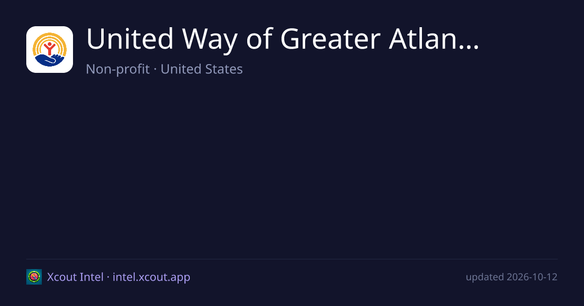 United Way of Greater Atlanta — share card preview