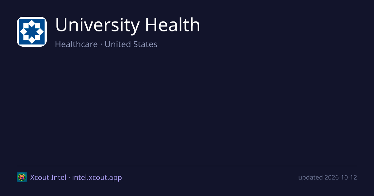 University Health — share card preview
