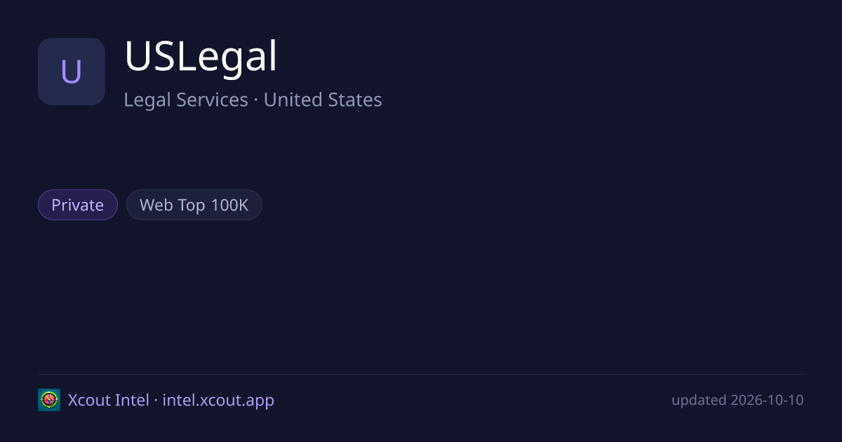 USLegal — share card preview