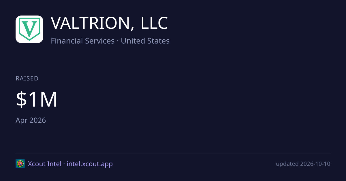 VALTRION, LLC — share card preview