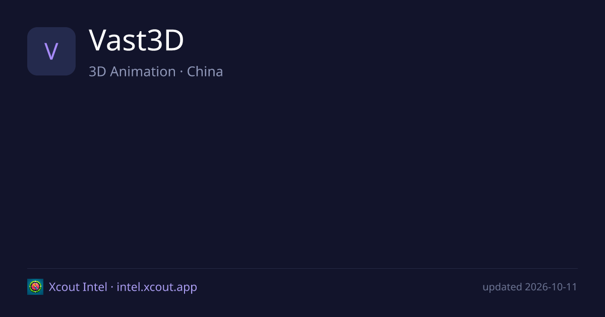 Vast3D — share card preview