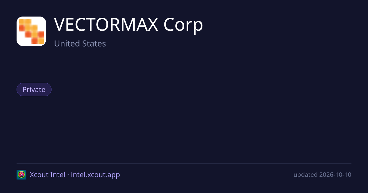 VECTORMAX Corp — share card preview