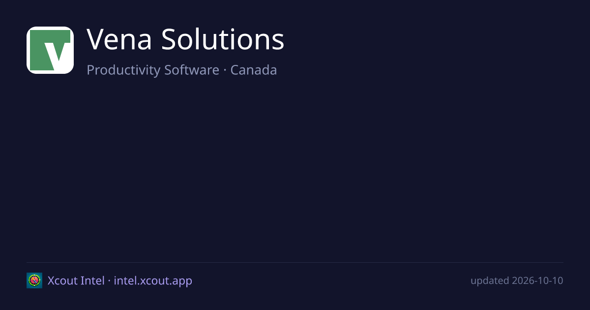 Vena Solutions — share card preview