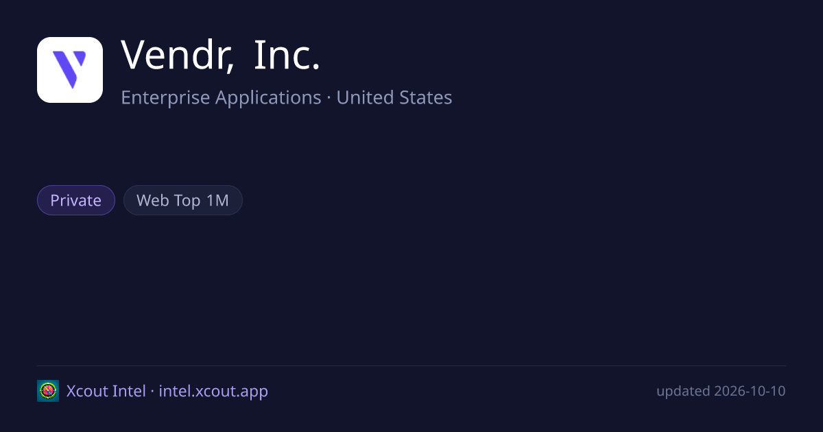 Vendr, Inc. — share card preview