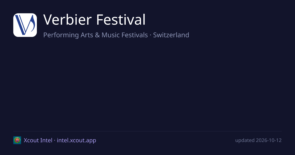 Verbier Festival — share card preview