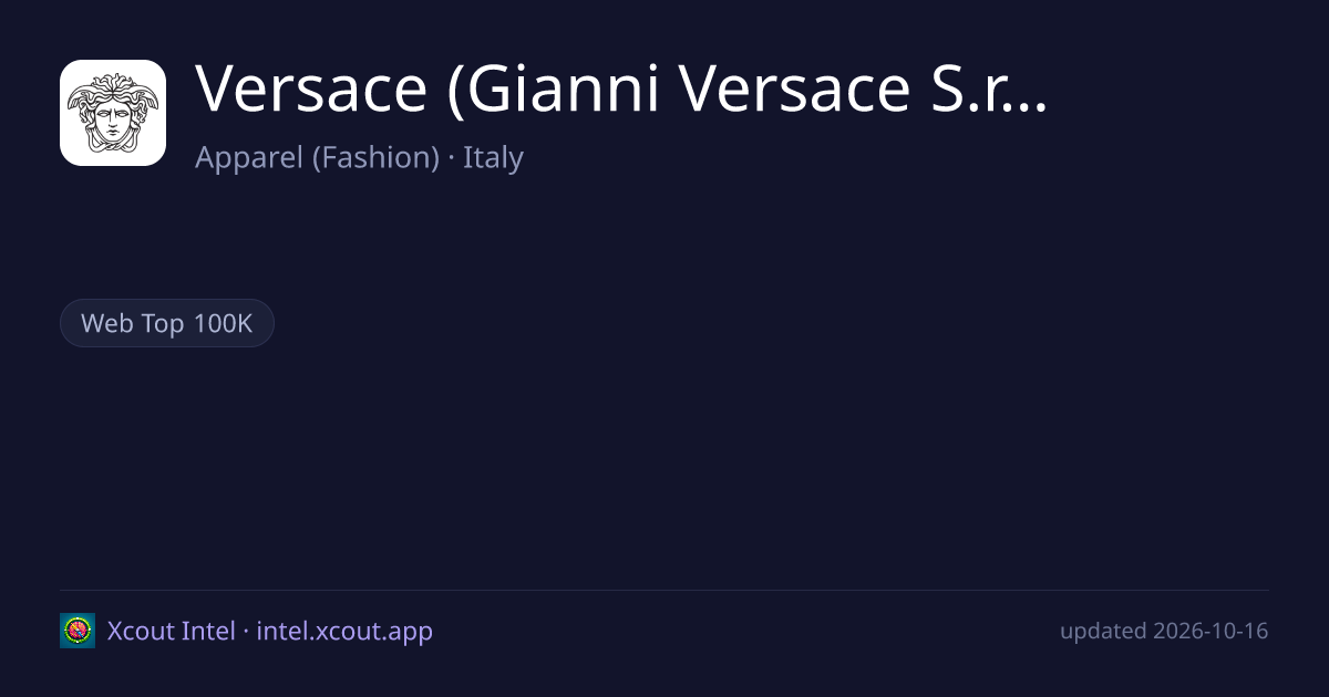 Versace (Gianni Versace S.r.l.) — share card preview