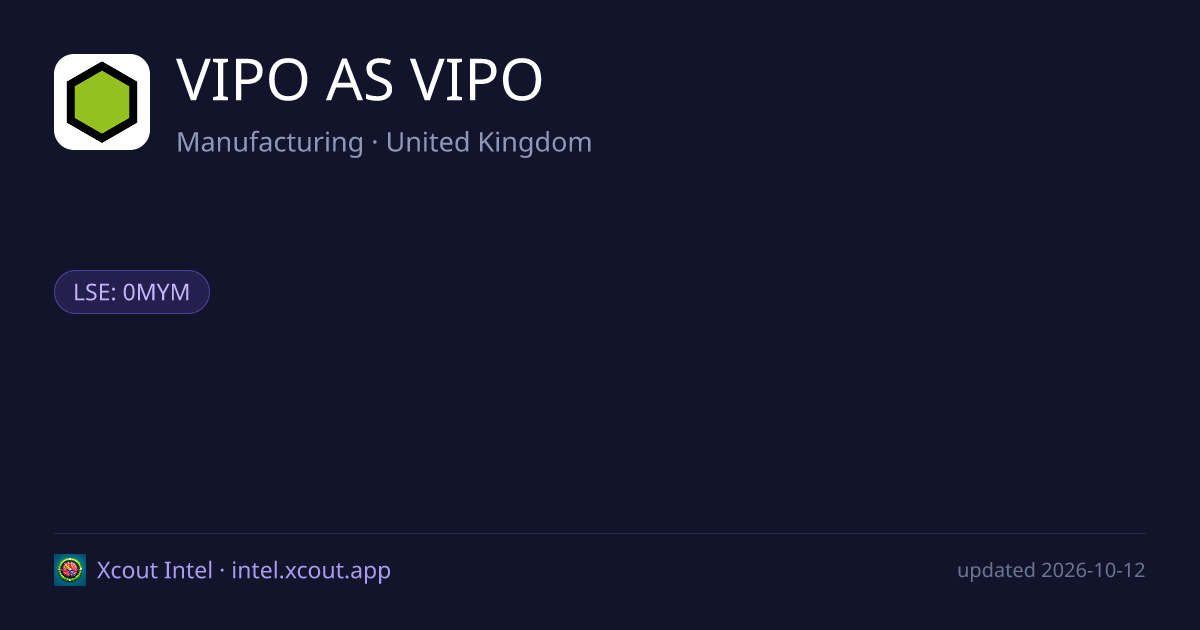 VIPO AS VIPO — share card preview