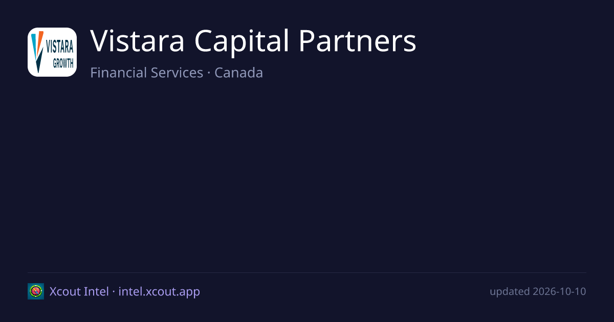 Vistara Capital Partners — share card preview