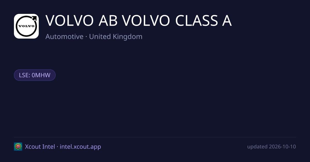VOLVO AB VOLVO CLASS A — share card preview