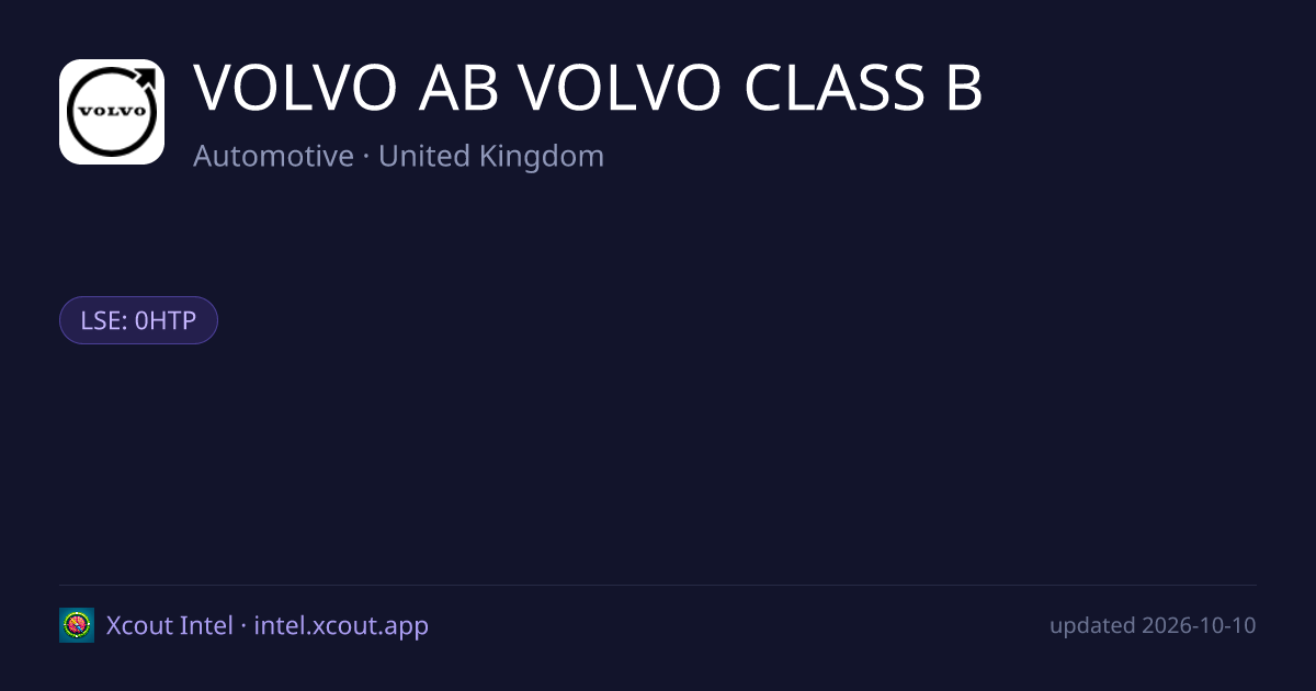 VOLVO AB VOLVO CLASS B — share card preview