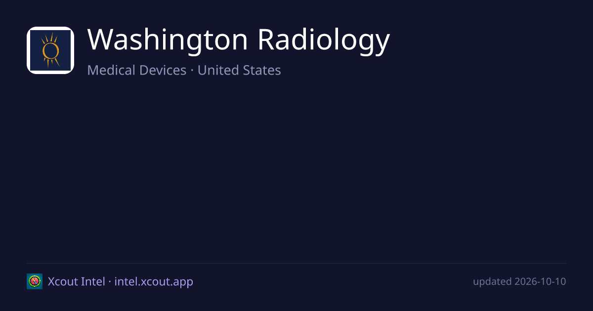 Washington Radiology — share card preview