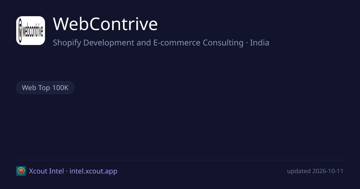 WebContrive — share card preview