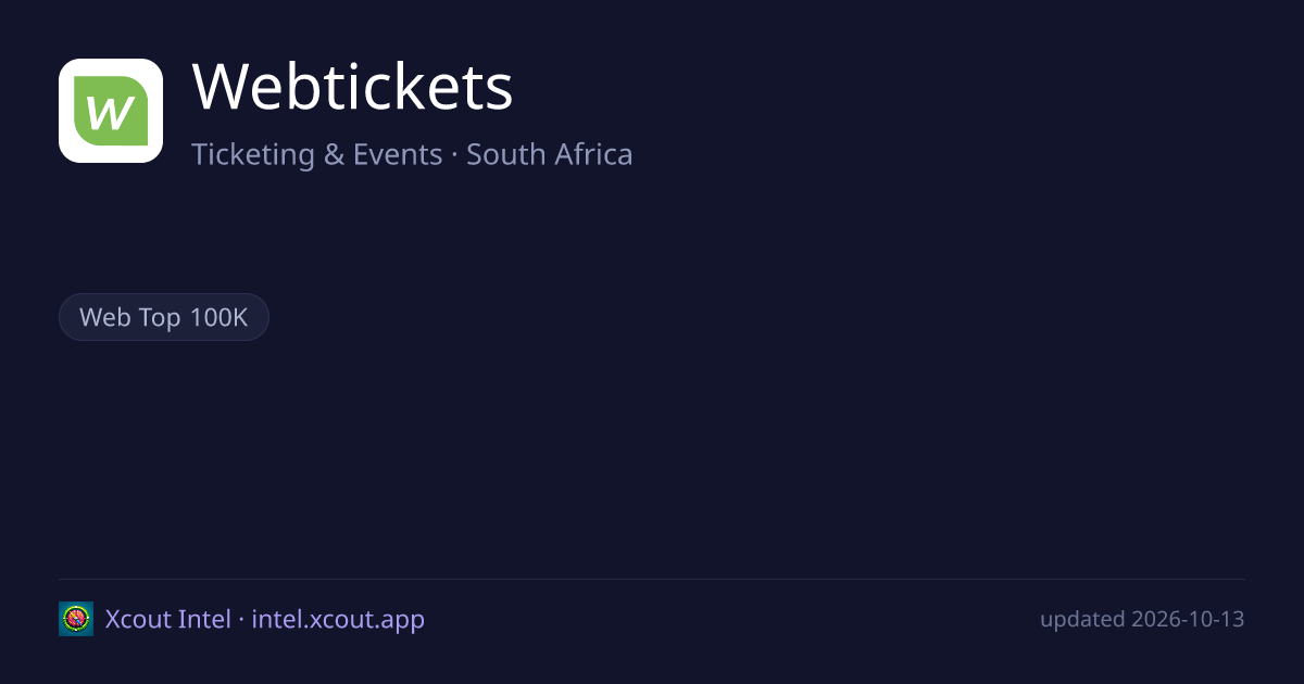 Webtickets — share card preview