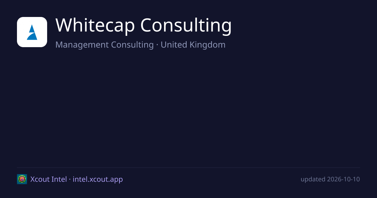 Whitecap Consulting — share card preview