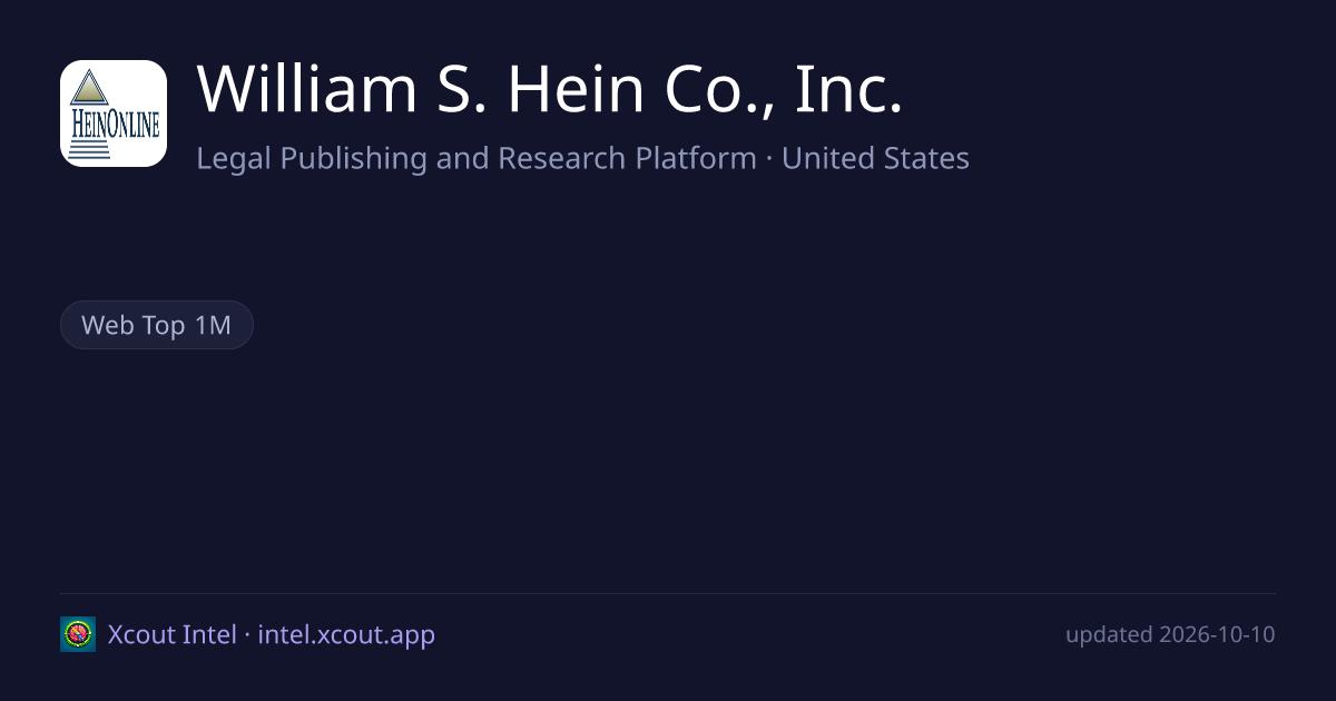 William S. Hein Co., Inc. — share card preview