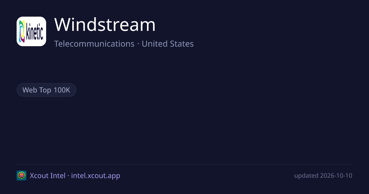 Windstream — share card preview