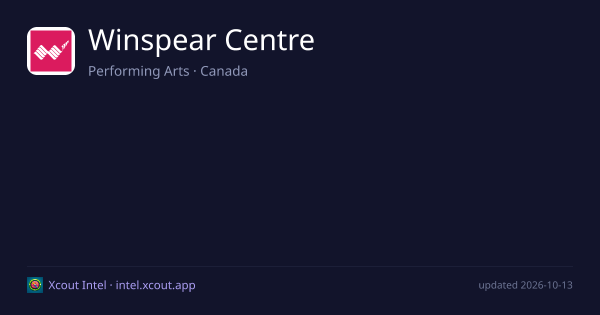 Winspear Centre — share card preview