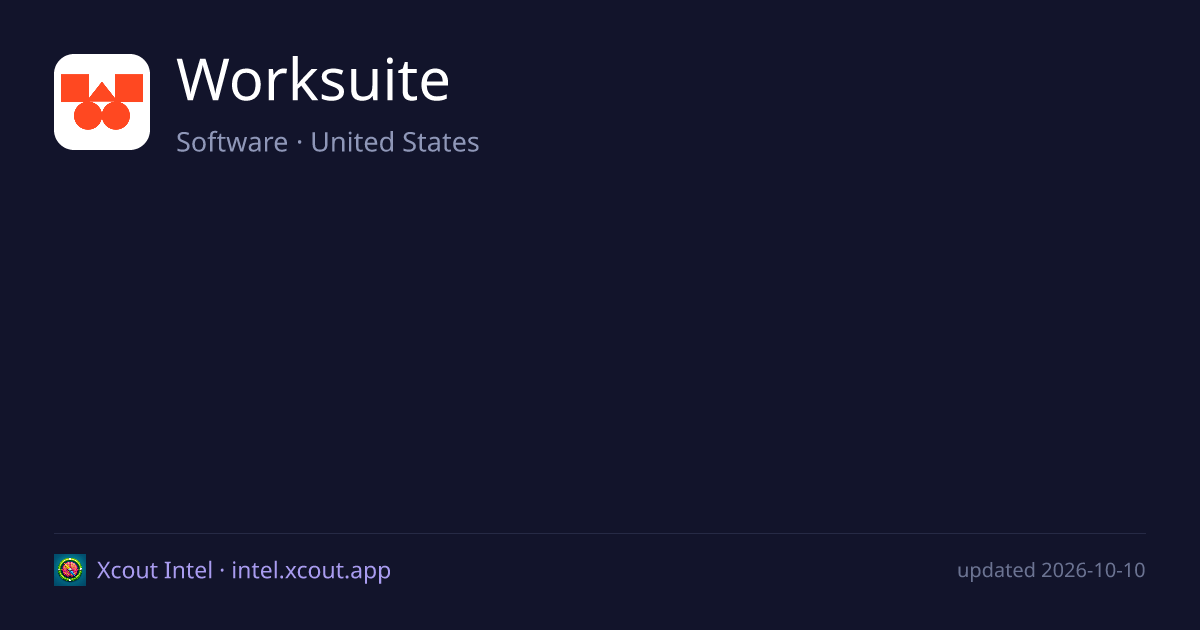 Worksuite — share card preview