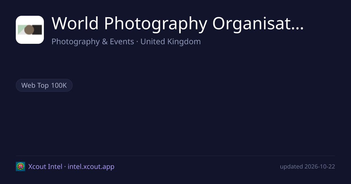 World Photography Organisation — share card preview