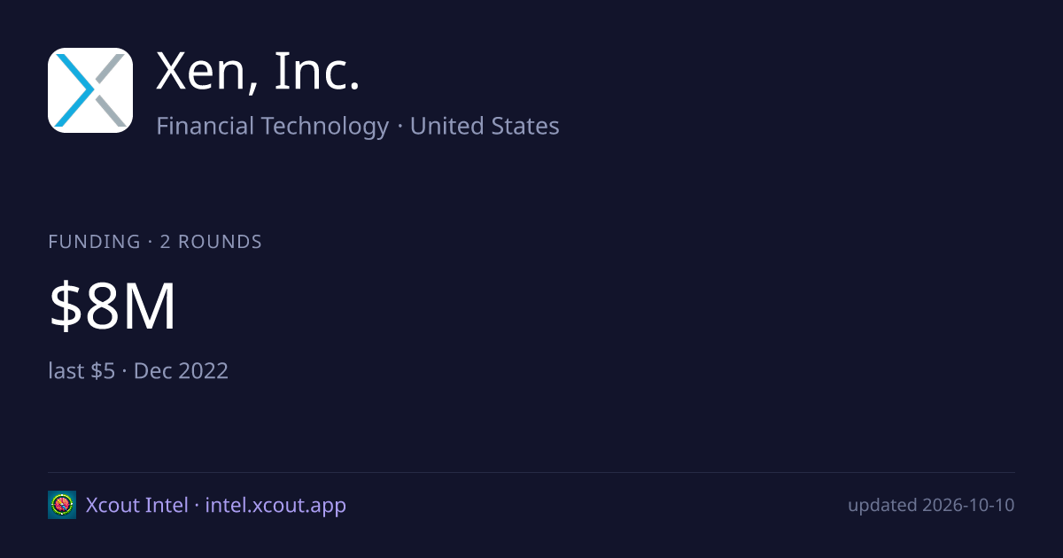 Xen, Inc. — share card preview