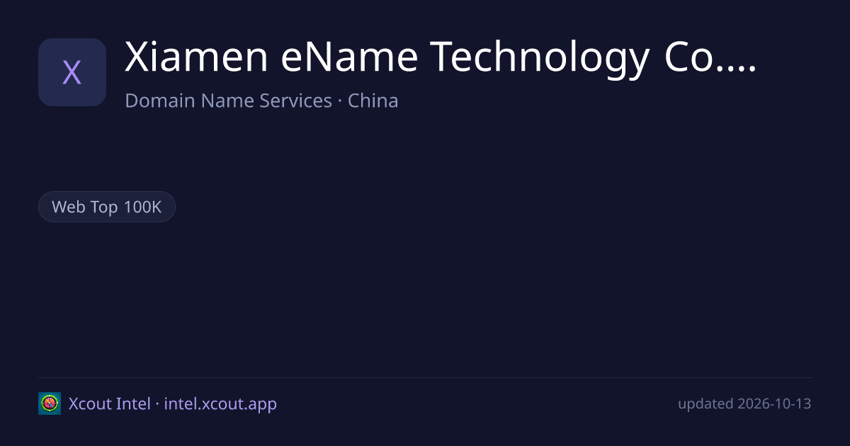 Xiamen eName Technology Co., Ltd. — share card preview