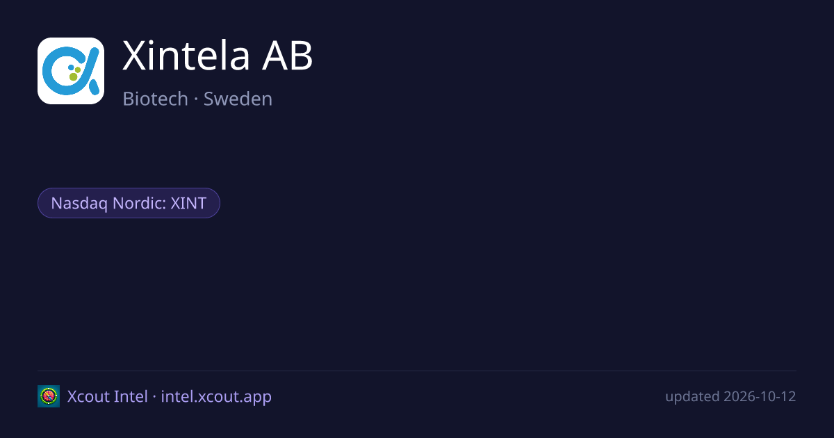 Xintela AB — share card preview