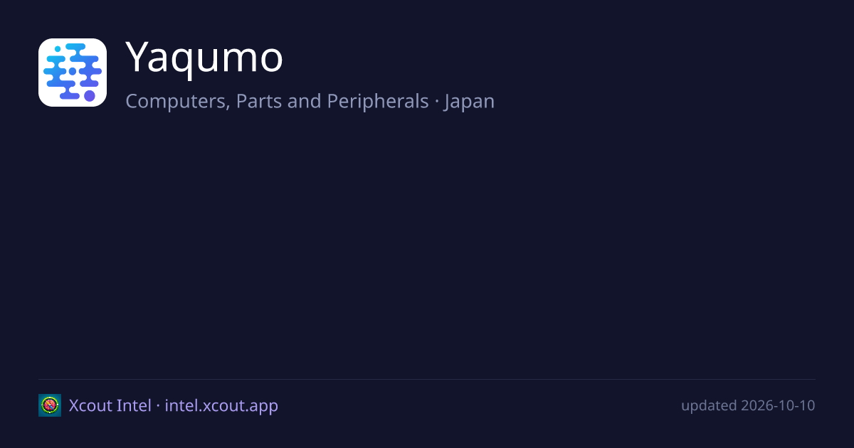 Yaqumo — share card preview