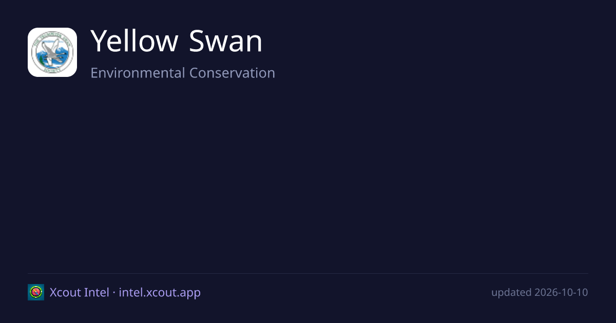 Yellow Swan — share card preview