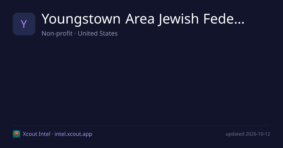 Youngstown Area Jewish Federation — share card preview